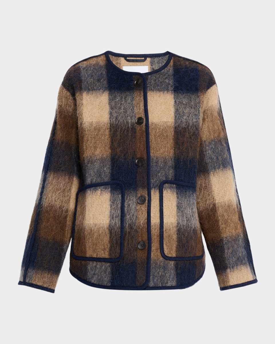 Janet Plaid Barn Jacket